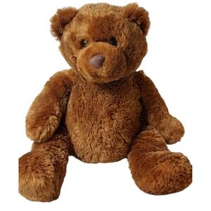 Aeropostale Brown Teddy Bear Fuzzy‎ Plush 15 in Stuffed Animal Toy